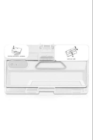 Xiaomi Mi Robot Vacuum mop Essential Uyumlu Su Tankı Toz Haznesi - 5