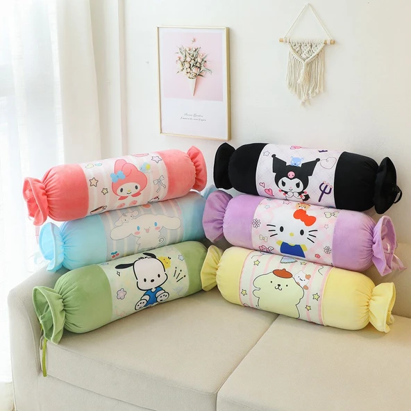 Şeker Yastık Peluş Oyuncak - Yeşil - 70cm - 11