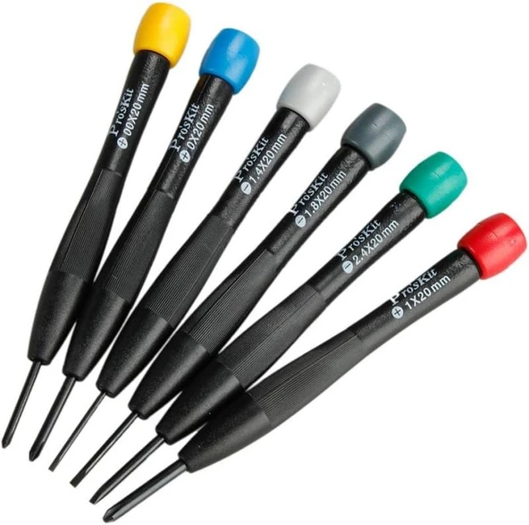 Proskit 8pk-2063 5 Parça Hassas Saatçi Tornavida Seti 20 Mm Proskit - 4
