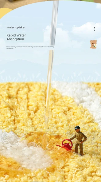 Hızlı Kuruyan Kaymaz Banyo Paspası - 40x60 cm - Güneş Ayısı - 11