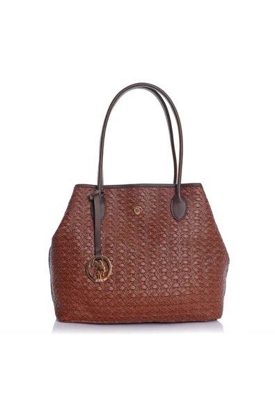 U.S. Polo Assn. Taba Kadın Omuz ve El Çantası US23652 ürün görseli