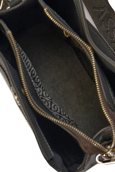 U.S. Polo Assn. Siyah Kadın Omuz ve El Çantası US24529 - 4