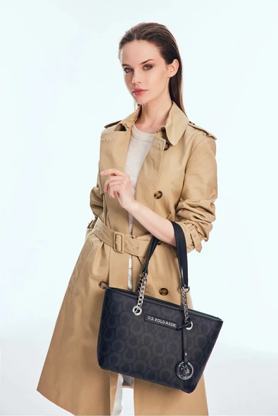 U.S. Polo Assn. Siyah Kadın Omuz Çantası US24594 - 3