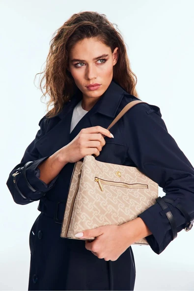 U.S. Polo Assn. U.S. Polo Bej Kadın Omuz ve El Çantası US24529 - 3