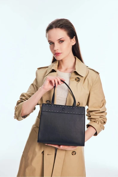 U.S. Polo Assn. Siyah Kadın Omuz ve El Çantası US24560 - Resim 3