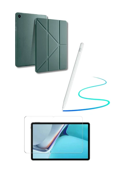 Galaxy A9 Plus Uyumlu 360 Tam Koruma Tablet Kılıfı  Dokunmatik Tablet Kalemi Kırılmaz Ekran Koruyucu ürün görseli 1