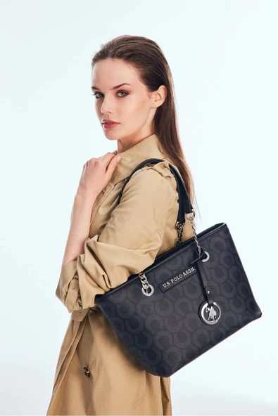 U.S. Polo Assn. Siyah Kadın Omuz Çantası US24594 - 4