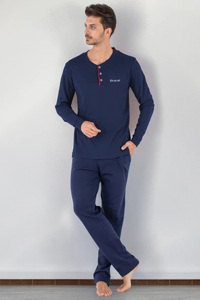 DoReMi 2 Parça Erkek Soft Doğal Pamuk Pijama Takımı - 6