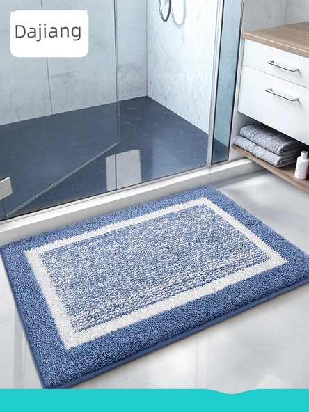 Su Emici Kaymaz Banyo Paspası - 50x75cm - Eko-Mavi - 2