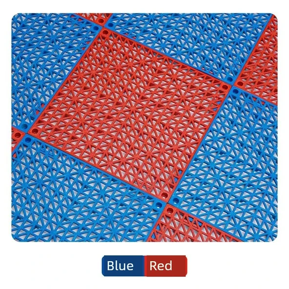 30x30 Gri Su Yalıtımlı Drenajlı Banyo Halısı - 15mm - 6