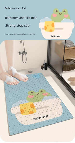 Çocuk Banyo Kaymaz Zemin Matı - PVC Duş Matı - 50x80cm - Küçük Bomei - 8