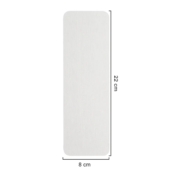 Diyatomit Emici Paspas - Beyaz 22x8 cm