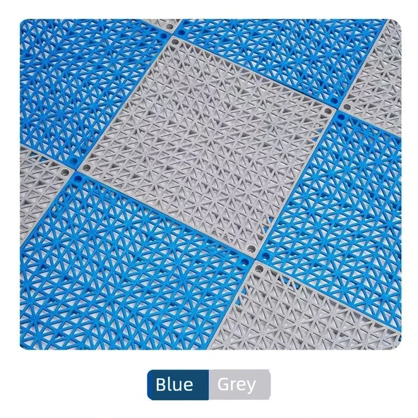 30x30 Siyah Su Yalıtımlı Drenajlı Banyo Halısı - 15mm - 8