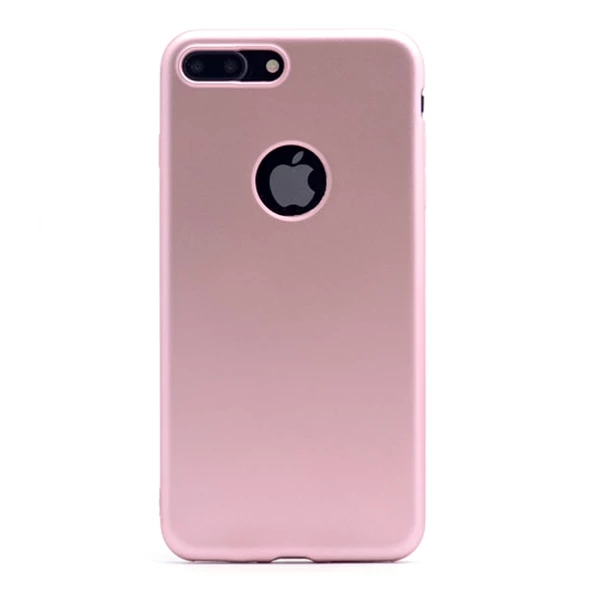 Gpack Apple iPhone 8 Plus Kılıf Premier SilikonNano Cam Koruyucu