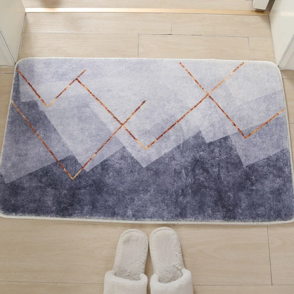 Kaymaz Keşmir Yer Paspası - 60x90cm - Düz Bej