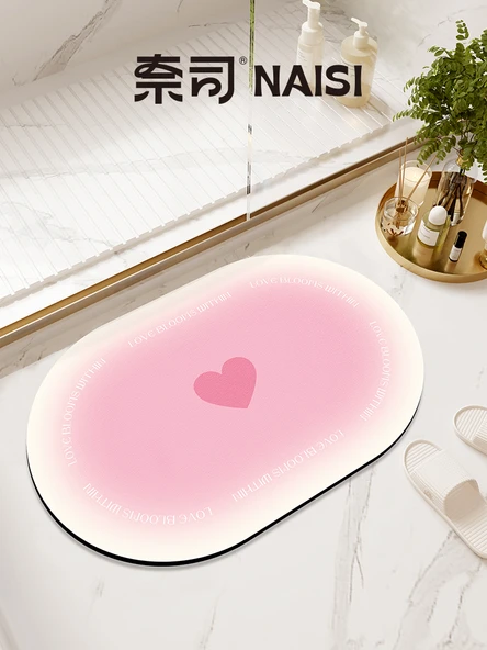 45x65cm Diatomit Banyo Paspası - Sakura Polen - 2