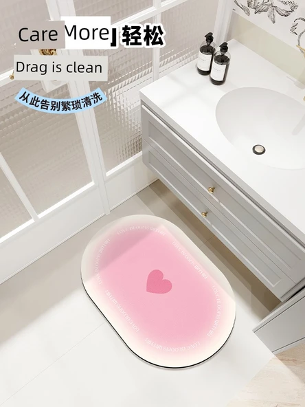 60x90cm Diatomit Banyo Paspası - Sakura Polen - 3