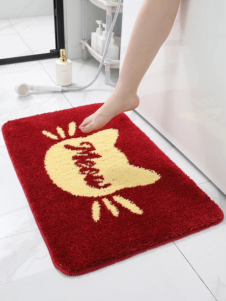 Kaymaz Banyo Paspası - 38x58 cm - Kedi Pati Desenli - 5