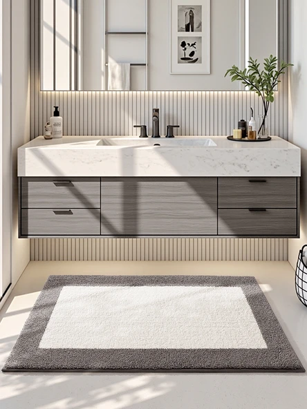 Kaymaz Banyo Paspası - 61x110cm - To Jane-Yeşil - 6