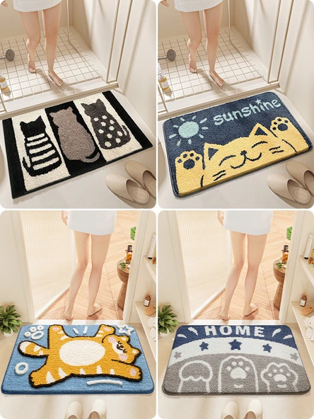 Çizgi Film Banyo Paspası 40X60cm Küçük Kral Kaymaz Halı - 6