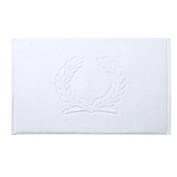Pamuklu Banyo Paspası - Kaymaz - 40cm x 60cm - Klasik Beyaz 8