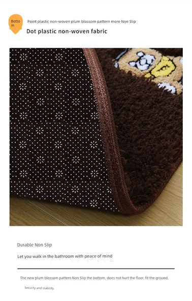Emici Banyo Paspası - 60x90cm - Gri - 11