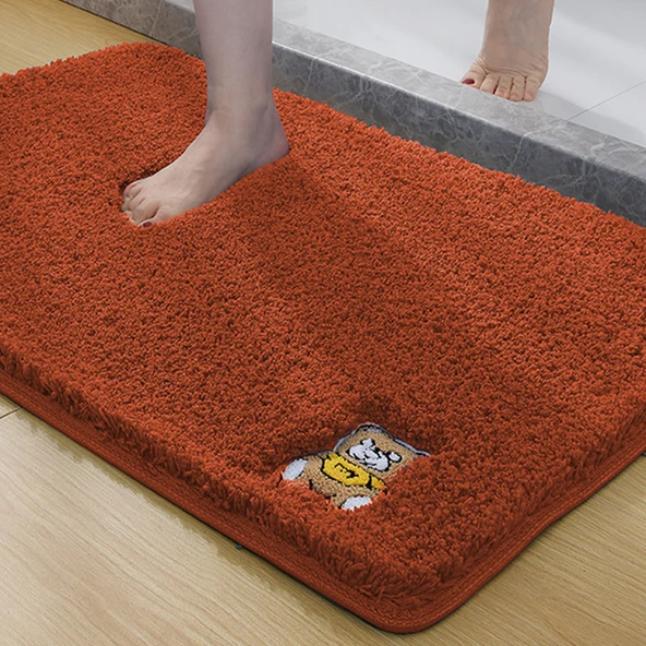 Emici Banyo Paspası - 60x90cm - Şampanya