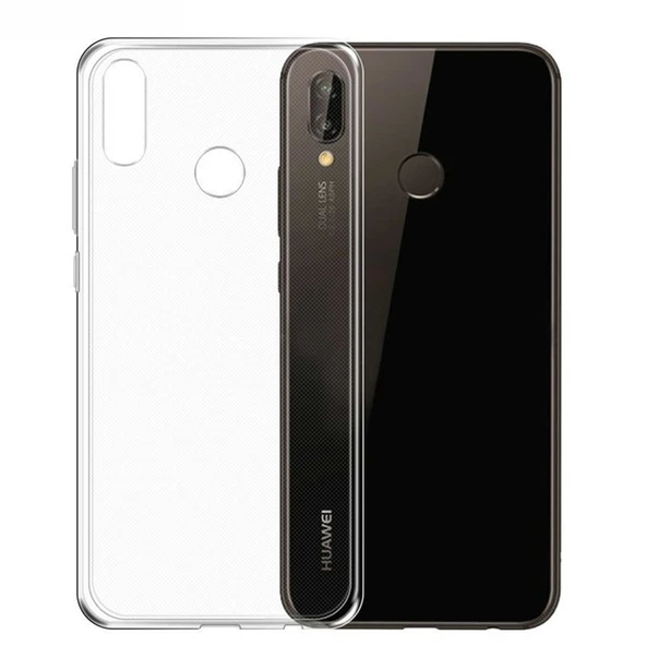 Gpack Huawei P20 Lite Kılıf 02 mm Silikon Ultra İnce Silikon