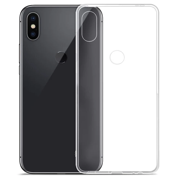 Gpack Xiaomi RedMi Note 5 Pro Kılıf 02 mm Silikon KılıfNano Glass