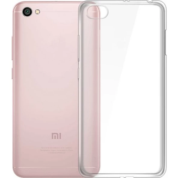 Gpack Xiaomi RedMi Note 5A Kılıf 02 mm SilikonNano Glass