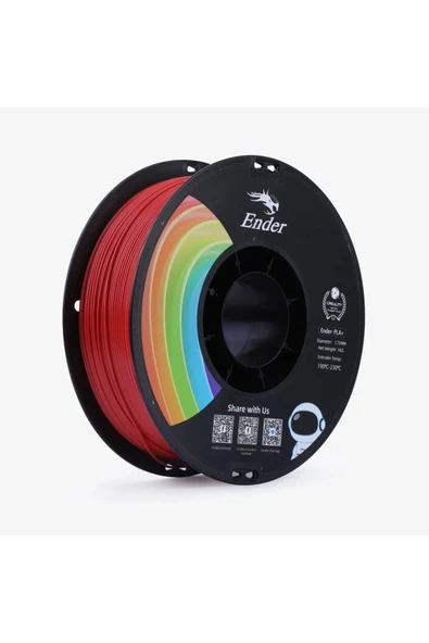 Creality  Ender Pla Filament Kırmızı 1.75mm 1kg