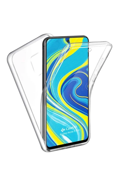 Buffay Redmi Note 9 Çift Taraflı Silikon Kılıf