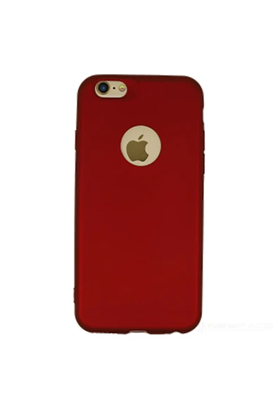 Buffay Apple iPhone 8 Premium Silikon Kılıf Bordo