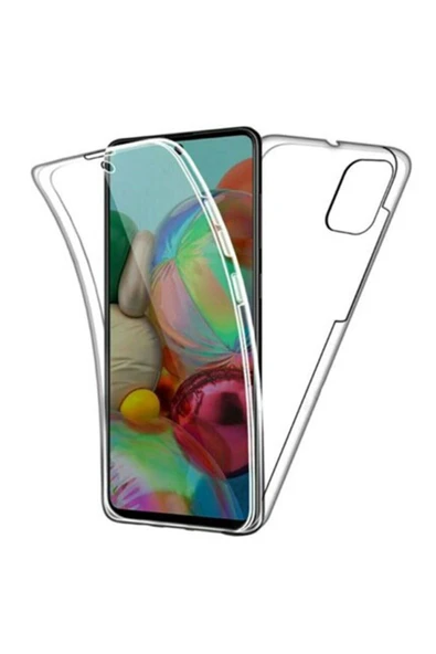 Buffay Samsung Galaxy S21 FE Çift Taraflı Silikon Kılıf