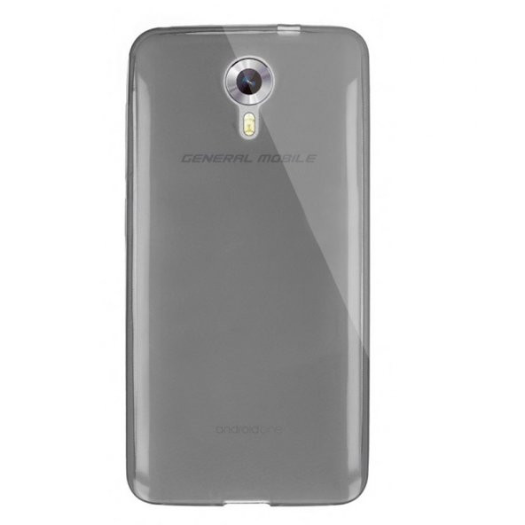 Gpack General Mobile Android One 4G Kılıf 02 mm SilikonNano Glass