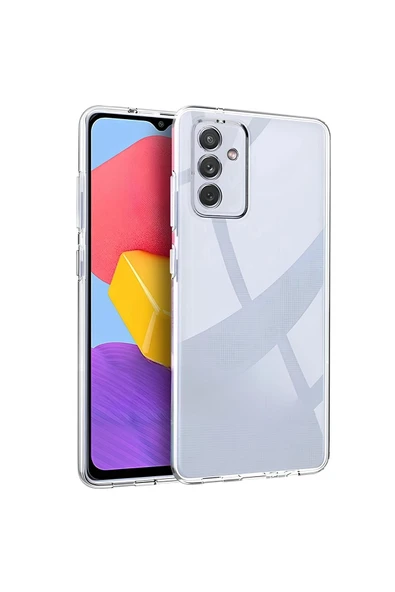 Buffay Samsung Galaxy M13 Premium Silikon Kılıf Şeffaf