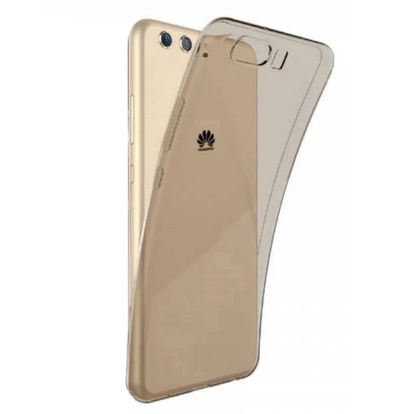 Gpack Huawei P10 Plus Kılıf 02 mm Silikon İnce Kılıf Nano Glass