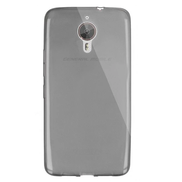 Gpack General Mobile GM5 Plus Kılıf 02 mm SilikonNano Glass