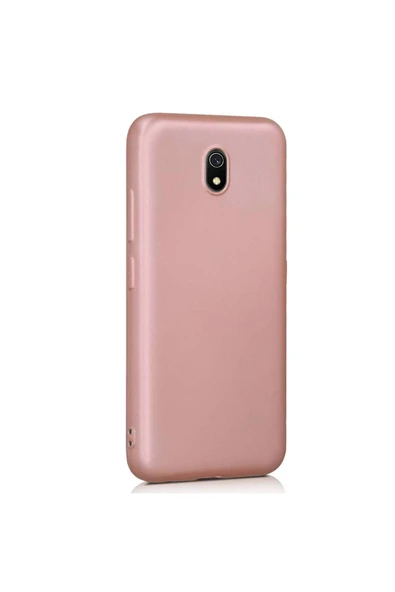 Buffay Xiaomi Redmi 8a Premium Silikon Kılıf Rose Gold