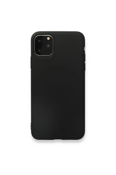 Buffay Apple Iphone 11 Pro Max (6.7'') Premium Silikon Kılıf Siyah