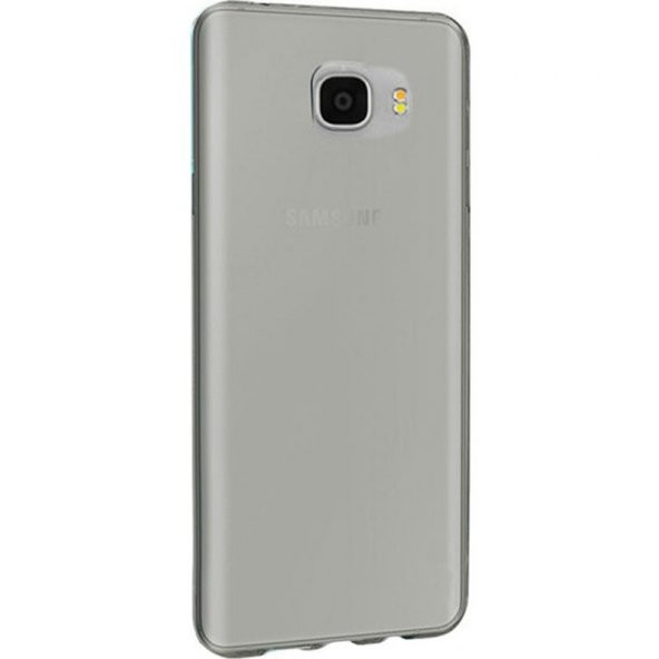 Gpack Samsung Galaxy C5 Kılıf 02 mm Silikon KılıfNano Glass