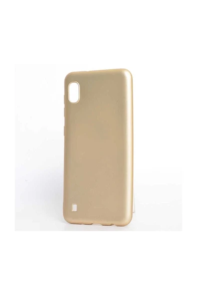 Buffay Samsung Galaxy M10 Premium Silikon Kılıf Gold