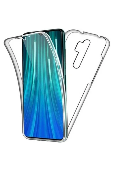 Buffay Xiaomi Redmi Note 8 Çift Taraflı Silikon Kılıf