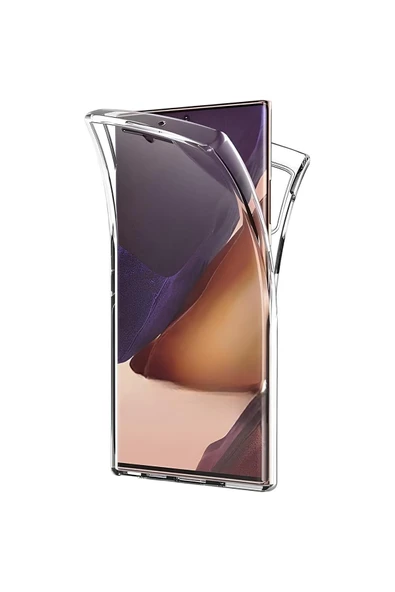 Buffay Samsung Galaxy S23 Ultra Çift Taraflı Silikon Kılıf