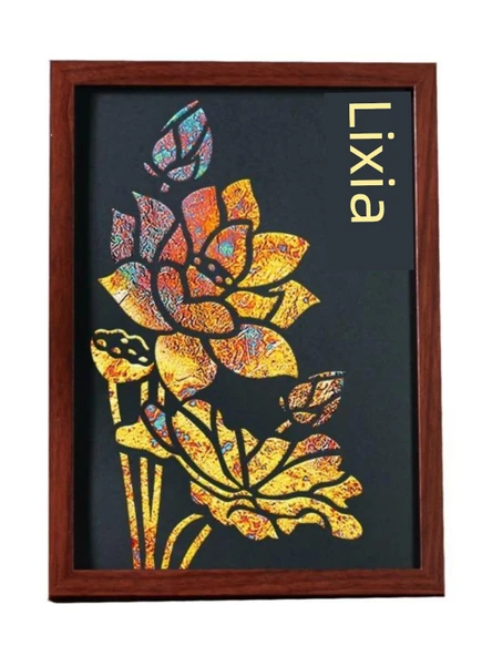 Kendin Yap Altın Varak Boyama Seti - Küçük Dolu - Resim 4