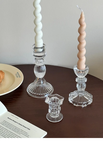 Mat Spiral Mum - Fildişi Beyazı (2'li Paket) - 12