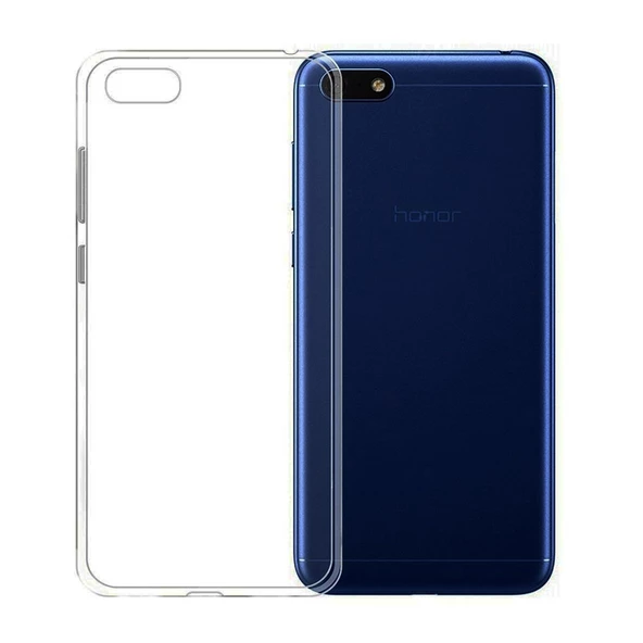 Gpack Huawei Y5 2018 Kılıf 02 mm Silikon İnce KapakNano Glass