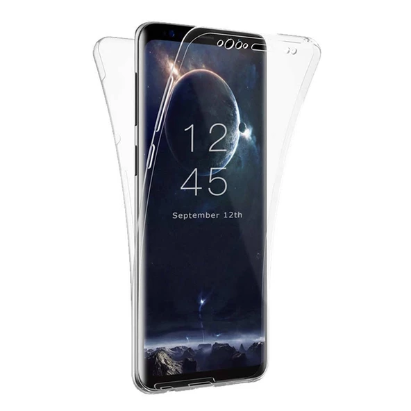 Gpack Samsung Galaxy S9 Kılıf Ön Arka  Silikon Koruma