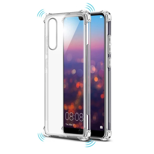 Gpack Huawei P20 Lite Kılıf AntiShock Ultra KorumaNano Glass