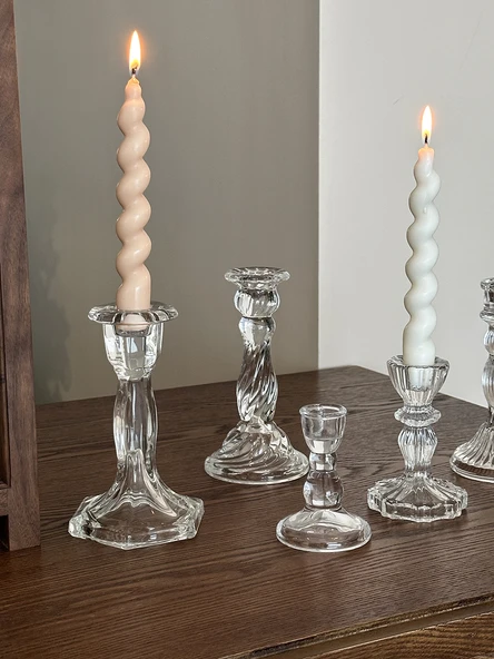 Mat Spiral Mum - Fildişi Beyazı (2'li Paket) - 6